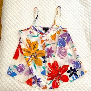 Jessica Simpson Floral Multicolor Top